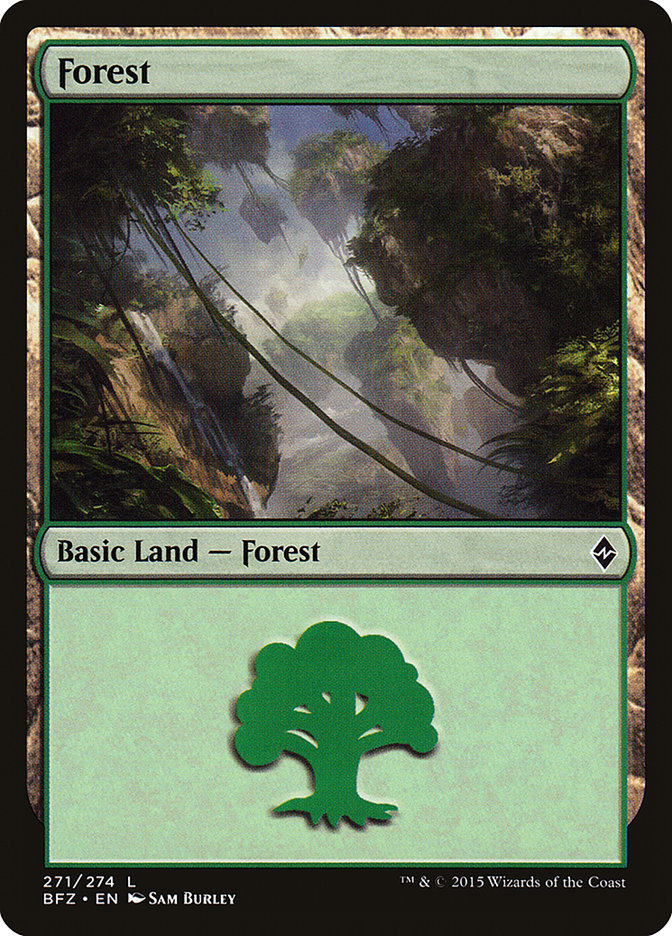 Forest (271) [Battle for Zendikar] | The CG Realm