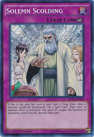 Solemn Scolding [MP15-EN186] Secret Rare | The CG Realm