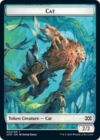 Cat // Germ Double-Sided Token [Double Masters Tokens] | The CG Realm