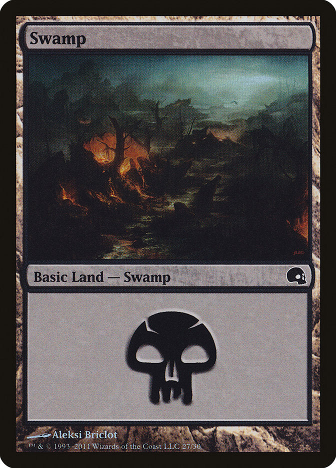Swamp (27) [Premium Deck Series: Graveborn] | The CG Realm