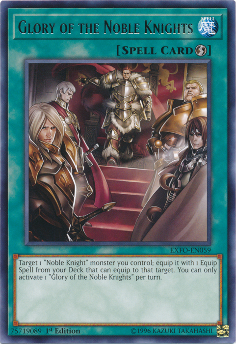 Glory of the Noble Knights [EXFO-EN059] Rare | The CG Realm