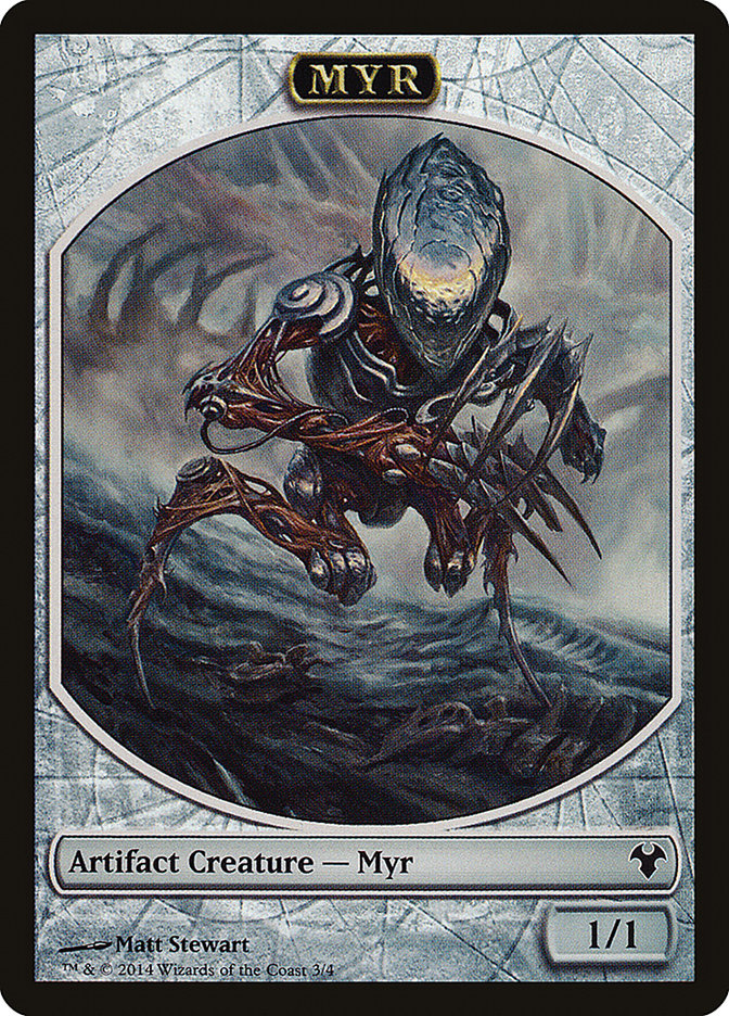 Myr // Spirit Double-Sided Token (MD1-3 // 2) - Modern Event Deck 2014 Tokens