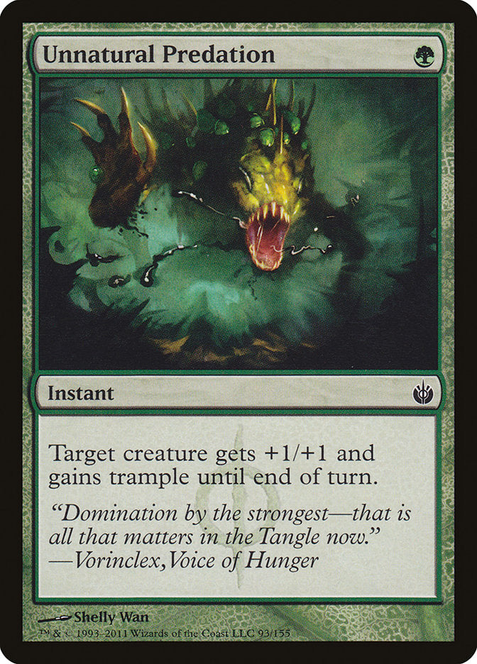 Unnatural Predation [Mirrodin Besieged] | The CG Realm