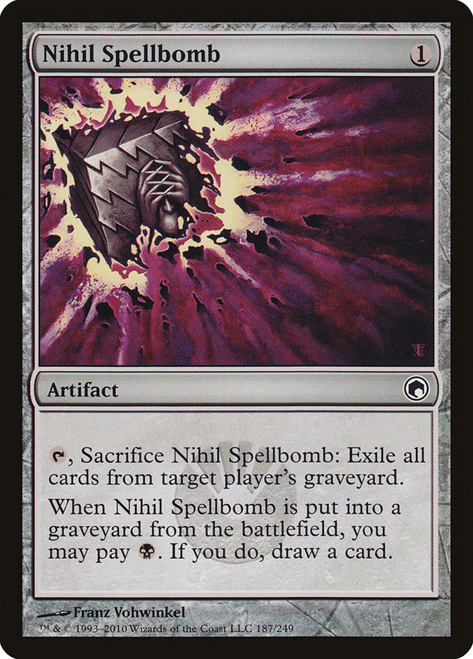 Nihil Spellbomb [Scars of Mirrodin] | The CG Realm