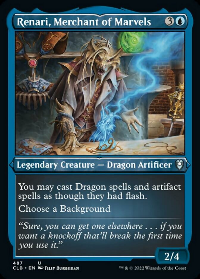 Renari, Merchant of Marvels (Foil Etched) [Commander Legends: Battle for Baldur's Gate] | The CG Realm