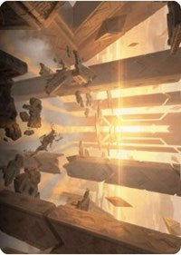 Skyclave Basilica Art Card [Zendikar Rising Art Series] | The CG Realm