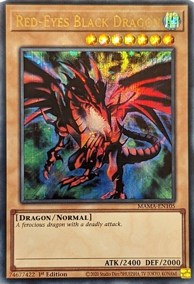 Red-Eyes Black Dragon [MAMA-EN105] Ultra Pharaoh's Rare | The CG Realm