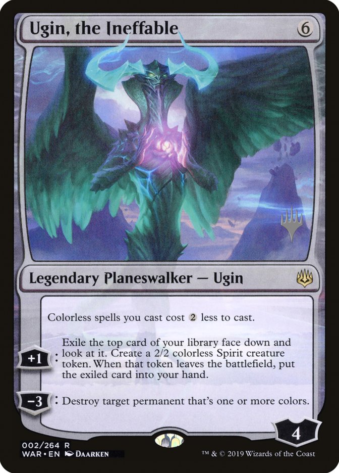 Ugin, the Ineffable (Promo Pack) [War of the Spark Promos] | The CG Realm