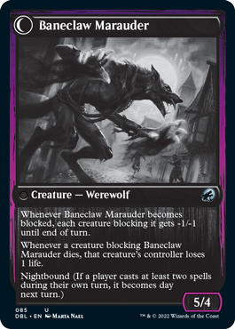 Baneblade Scoundrel (DBL-085) - Innistrad: Double Feature: (Double Faced Transform)