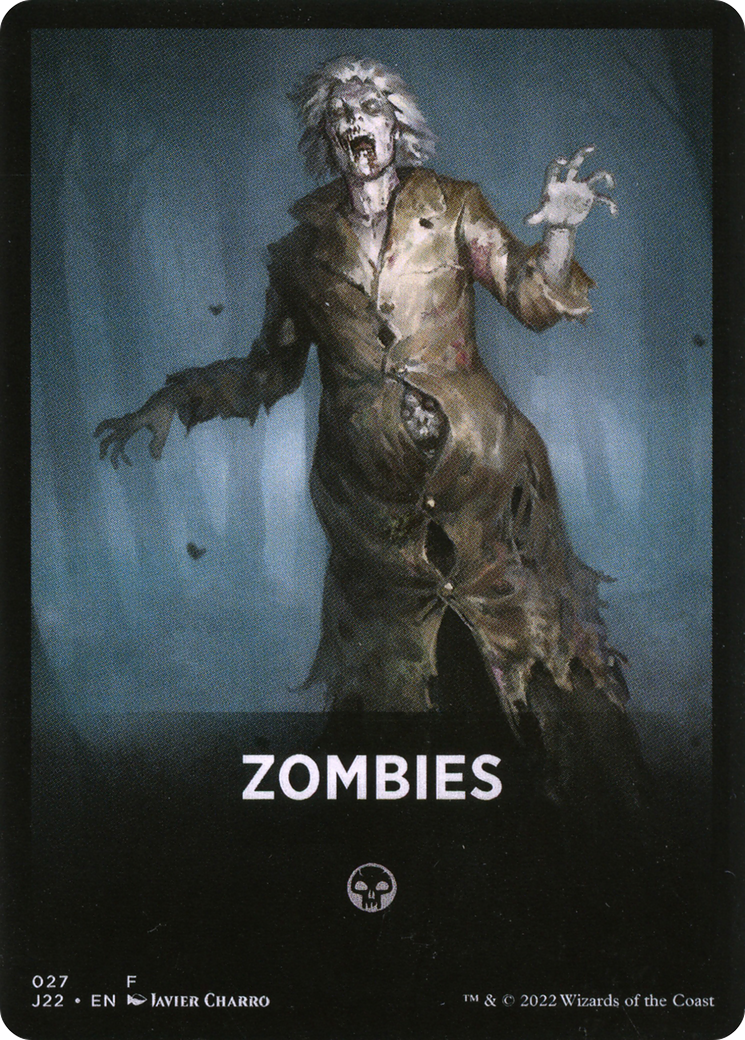 Zombies Theme Card [Jumpstart 2022 Front Cards] | The CG Realm