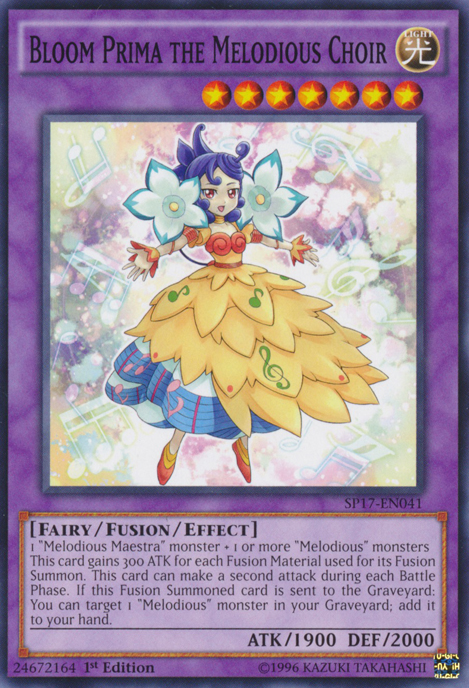 Bloom Prima the Melodious Choir [SP17-EN041] Starfoil Rare | The CG Realm