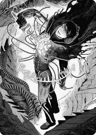 Jace, the Perfected Mind 2 Art Card [Phyrexia: All Will Be One Art Series] | The CG Realm