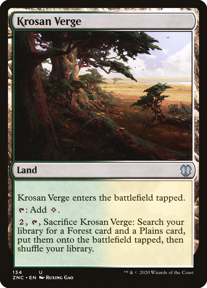 Krosan Verge [Zendikar Rising Commander] | The CG Realm