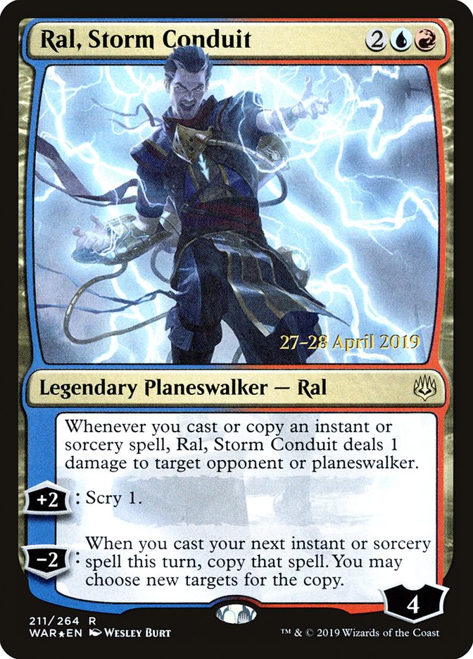 Ral, Storm Conduit [War of the Spark Prerelease Promos] | The CG Realm