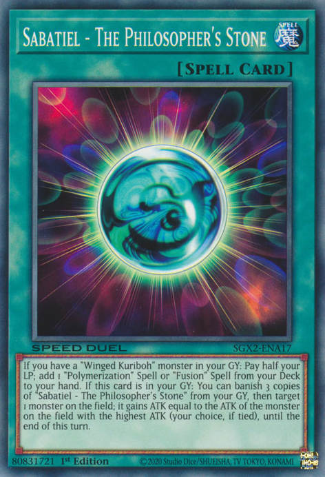 Sabatiel - The Philosopher's Stone [SGX2-ENA17] Common | The CG Realm