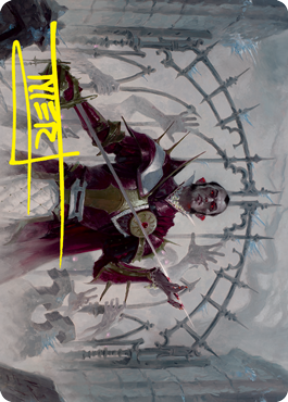 Cemetery Gatekeeper Art Card (Gold-Stamped Signature) [Innistrad: Crimson Vow Art Series] | The CG Realm