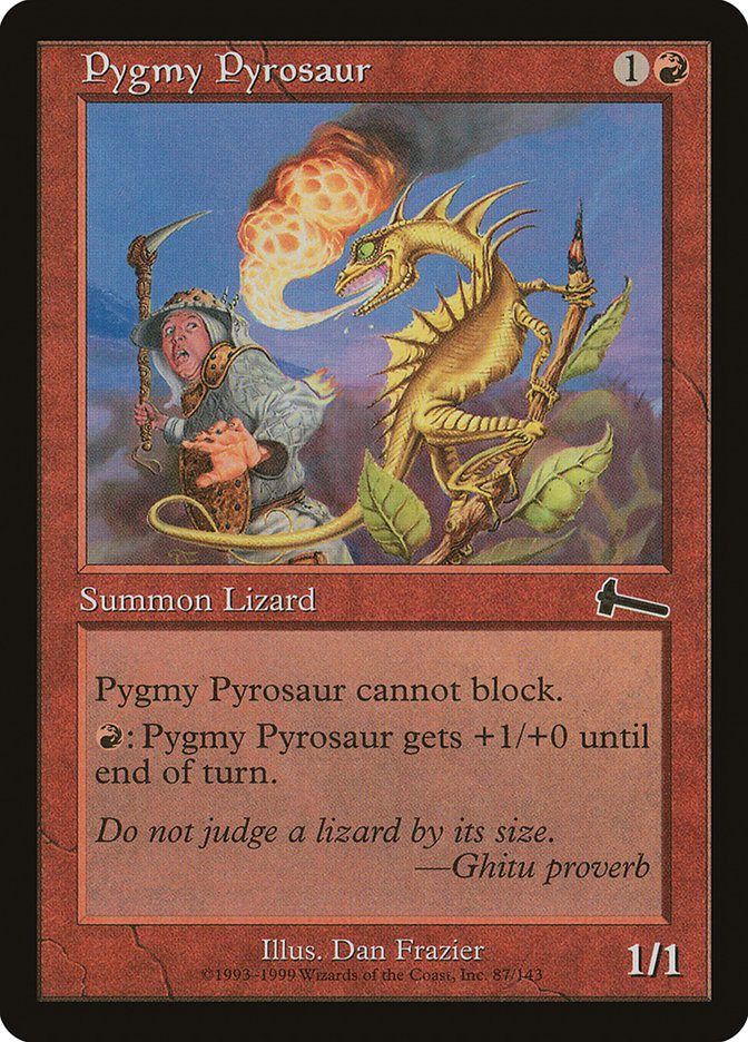 Pygmy Pyrosaur [Urza's Legacy] | The CG Realm
