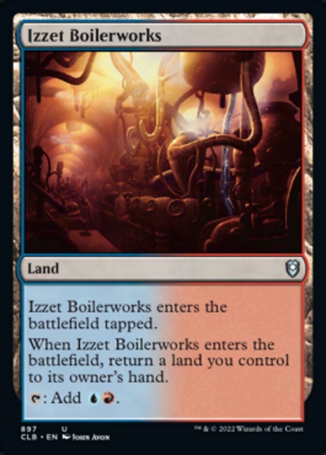 Izzet Boilerworks [Commander Legends: Battle for Baldur's Gate] | The CG Realm