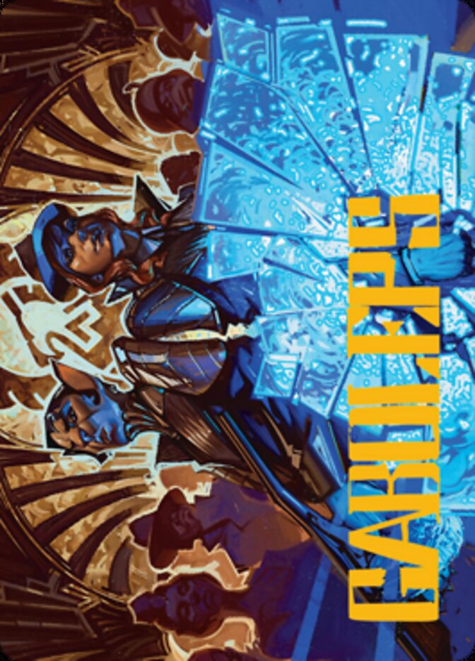Contractual Safeguard Art Card (Gold-Stamped Signature) [Streets of New Capenna Art Series] | The CG Realm