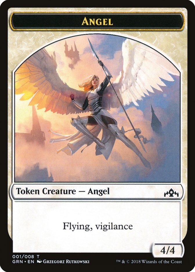Angel Token [Guilds of Ravnica Tokens] | The CG Realm