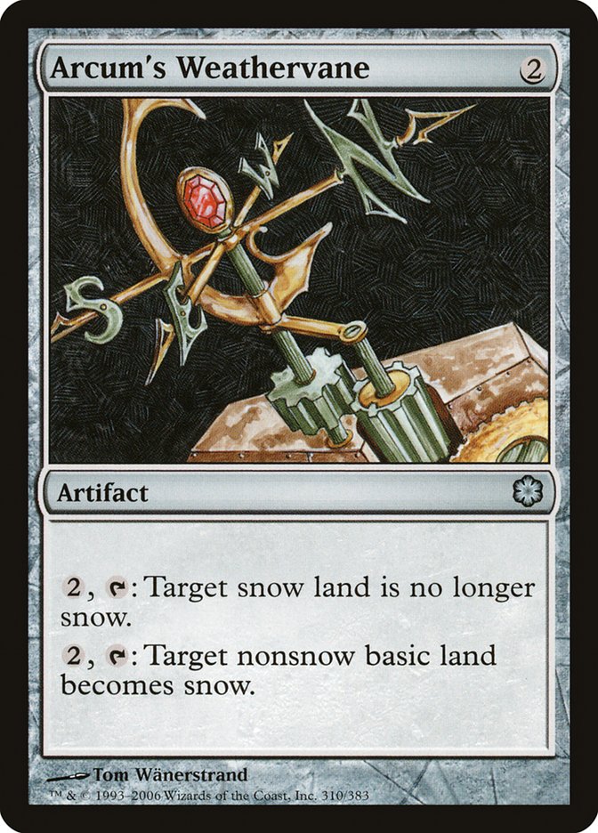 Arcum's Weathervane [Coldsnap Theme Decks] | The CG Realm