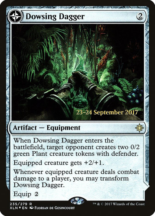 Dowsing Dagger (PRE-235S) - Ixalan Promos: (compasslanddfc) Foil