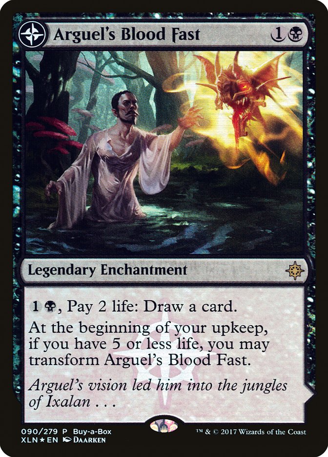 Arguel's Blood Fast // Temple of Aclazotz (Buy-A-Box) [Ixalan Treasure Chest] | The CG Realm
