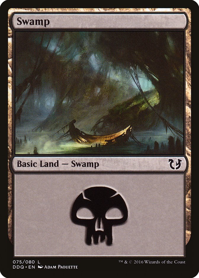 Swamp (75) [Duel Decks: Blessed vs. Cursed] | The CG Realm