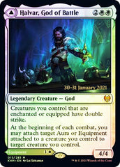 Halvar, God of Battle // Sword of the Realms [Kaldheim Prerelease Promos] | The CG Realm