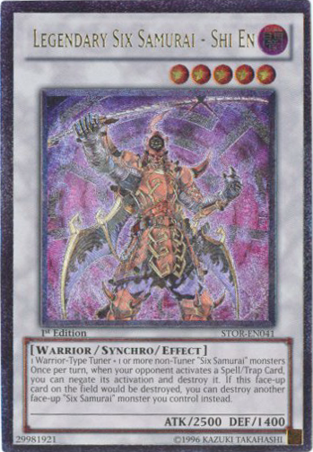 Legendary Six Samurai - Shi En [STOR-EN041] Ultimate Rare | The CG Realm
