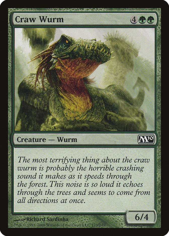 Craw Wurm [Magic 2010] | The CG Realm