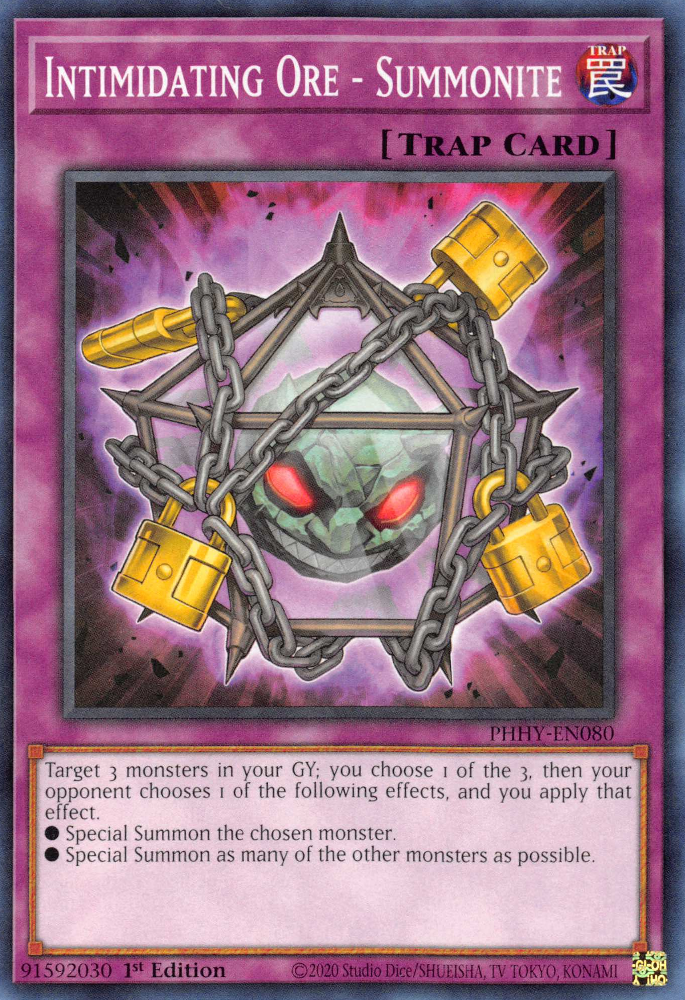 Intimidating Ore - Summonite [PHHY-EN080] Common | The CG Realm