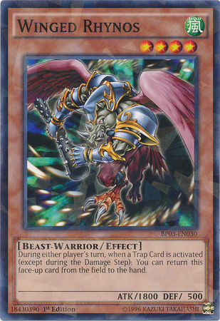 Winged Rhynos [BP03-EN030] Shatterfoil Rare | The CG Realm
