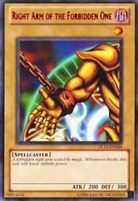 Right Arm of the Forbidden One (Red) [DL11-EN004]