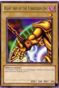Right Arm of the Forbidden One (Green) [DL11-EN004]