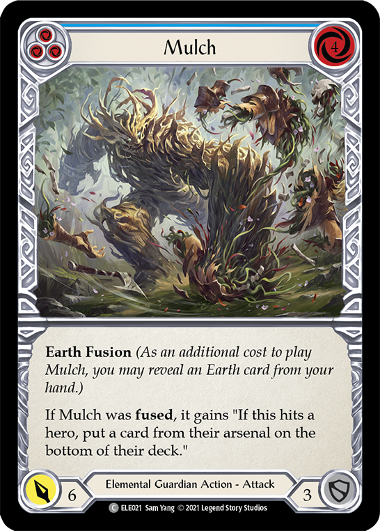 Mulch (Blue) [ELE021] (Tales of Aria)  1st Edition Normal | The CG Realm