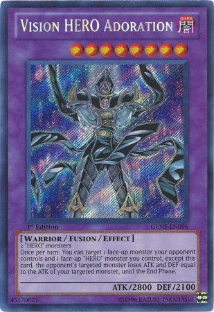 Vision Hero Adoration [GENF-EN096] Secret Rare | The CG Realm