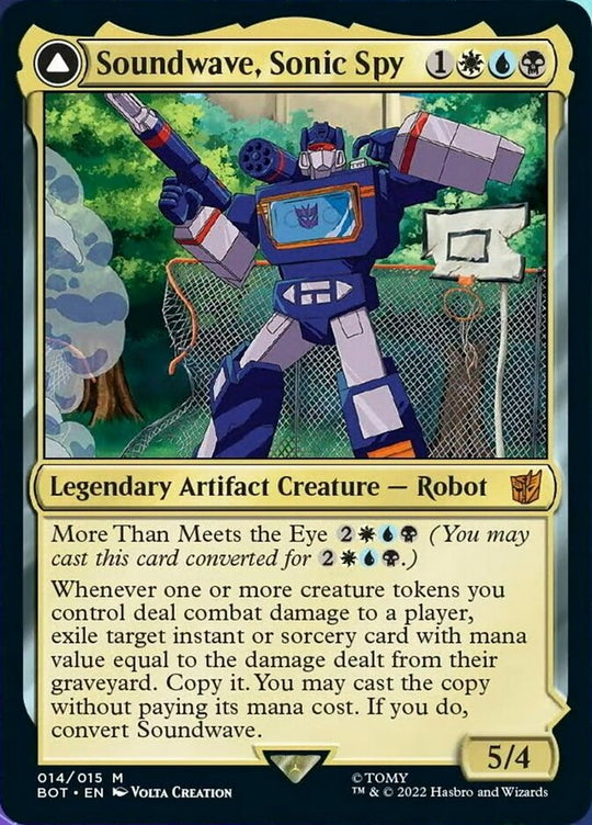 Soundwave, Sonic Spy (BOT-014) - Transformers: (convertdfc)