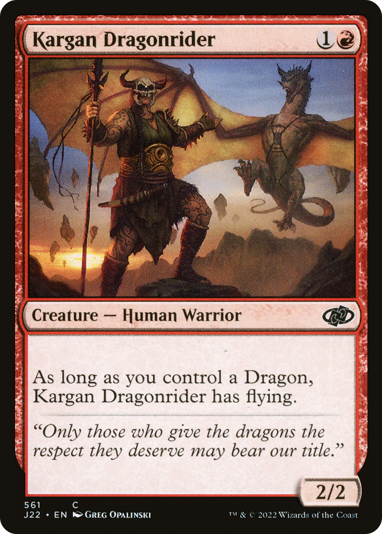 Kargan Dragonrider [Jumpstart 2022] | The CG Realm