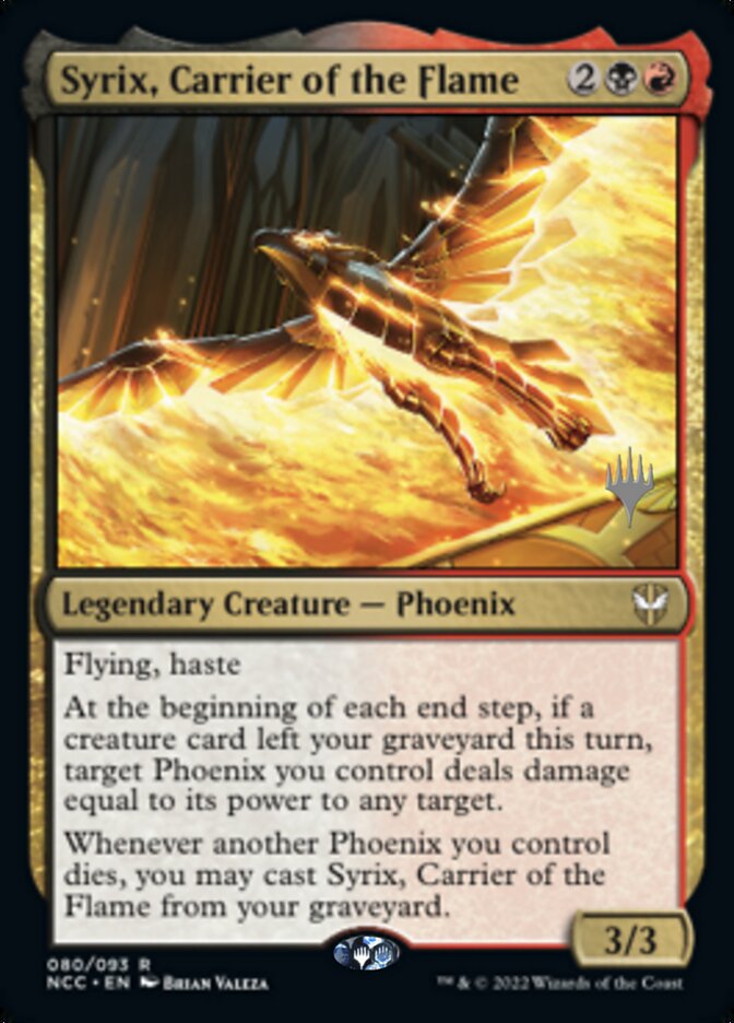 Syrix, Carrier of the Flame (Promo Pack) [Streets of New Capenna Commander Promos] | The CG Realm