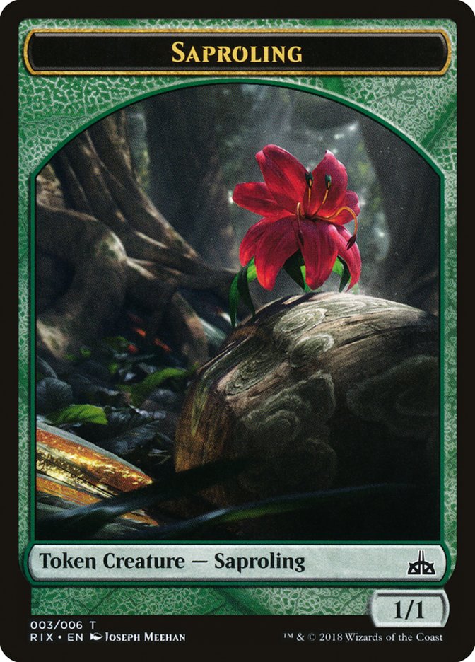 Saproling Token [Rivals of Ixalan Tokens] | The CG Realm