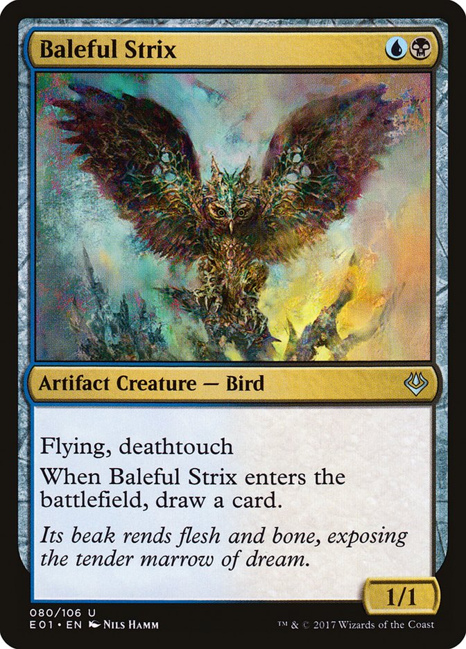 Baleful Strix [Archenemy: Nicol Bolas] | The CG Realm