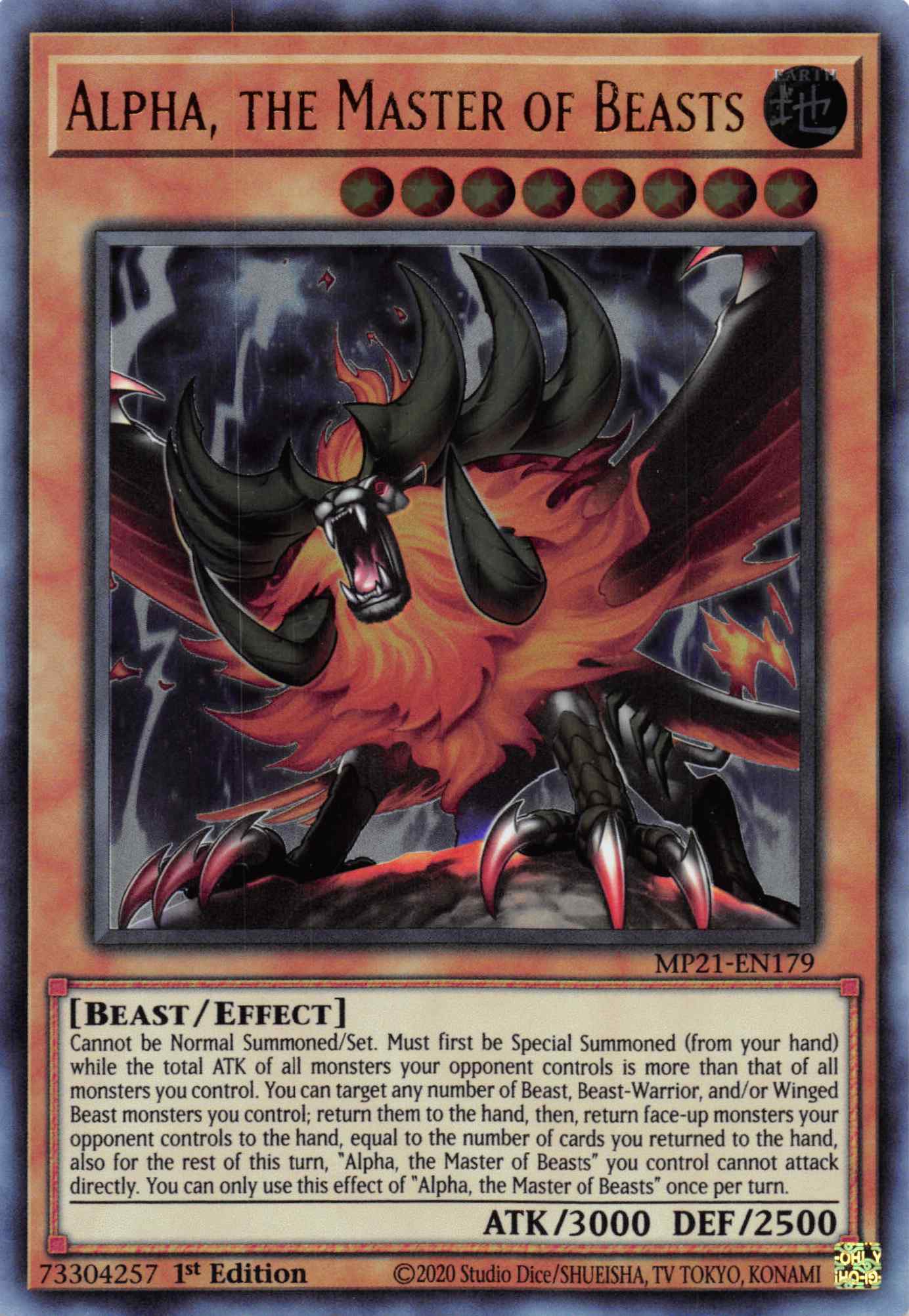 Alpha, the Master of Beasts [MP21-EN179] Ultra Rare | The CG Realm
