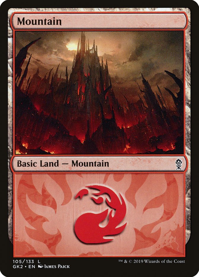 Mountain (105) [Ravnica Allegiance Guild Kit] | The CG Realm