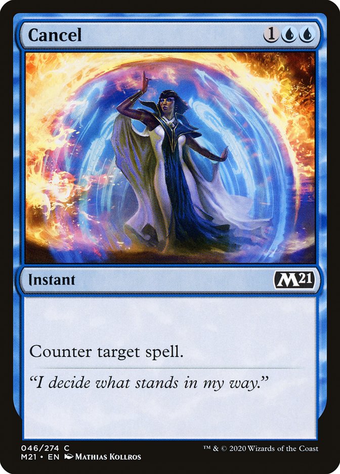 Cancel [Core Set 2021] | The CG Realm