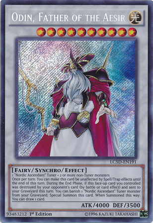 Odin, Father of the Aesir [LC5D-EN191] Secret Rare | The CG Realm