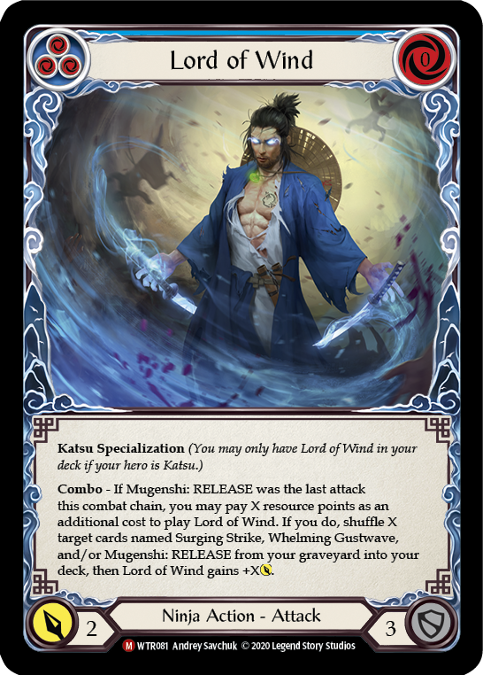 Lord of Wind [U-WTR081] (Welcome to Rathe Unlimited)  Unlimited Normal | The CG Realm