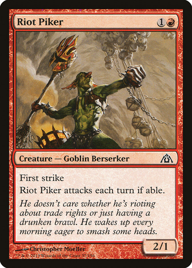 Riot Piker [Dragon's Maze] | The CG Realm