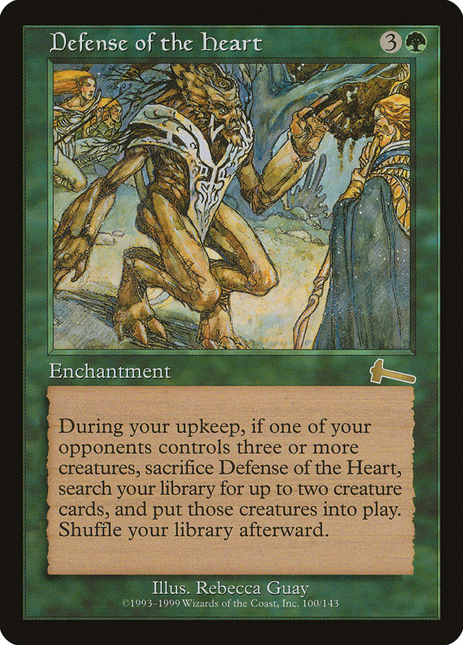 Defense of the Heart [Urza's Legacy] | The CG Realm