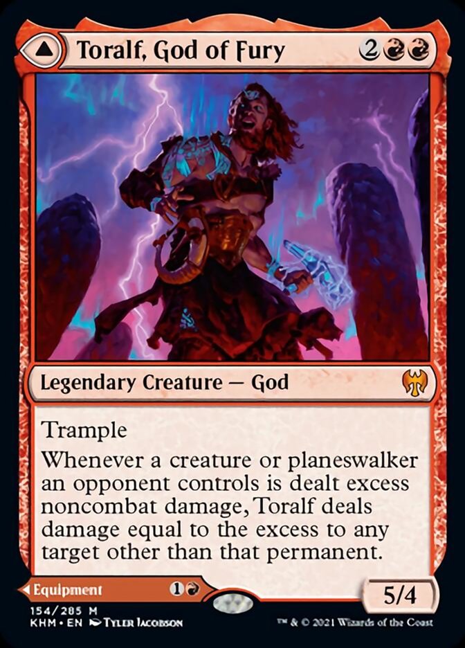 Toralf, God of Fury (KHM-154) - Kaldheim